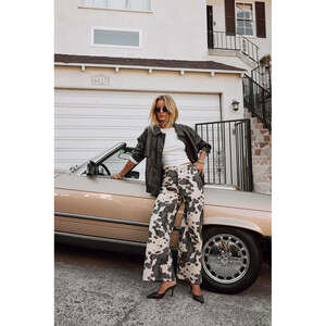 12th Tribe Midland Cowhide Pants Size MM